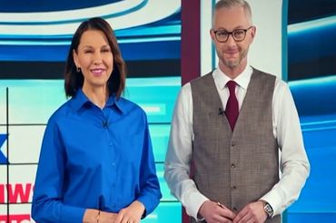 Anna Popek i Damian Stanisławski, fot. telewizja wPolsce24