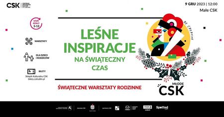 Świąteczne warsztaty rodzinne: Leśne inspiracje — na świąteczny czas