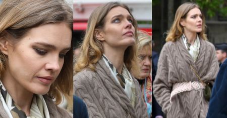 Natalia Vodianova opłakuje katedrę Notre Dame w towarzystwie zamożnego partnera