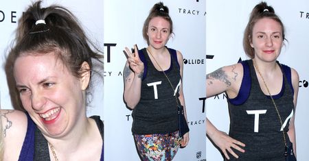 Odchudzona Lena Dunham pozuje w legginsach