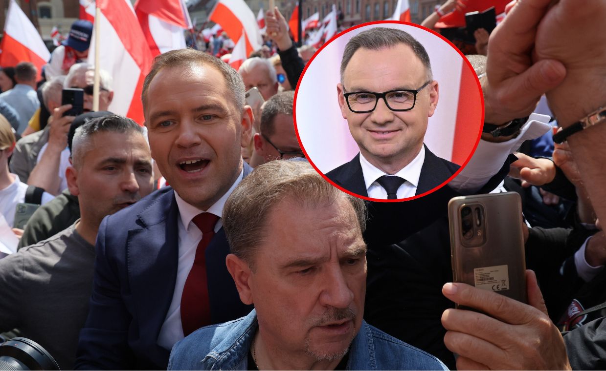 Nie zjawił się na marszu Nawrockiego. Duda się tłumaczy