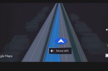 Google Maps podpowiada właściwy pas ruchu