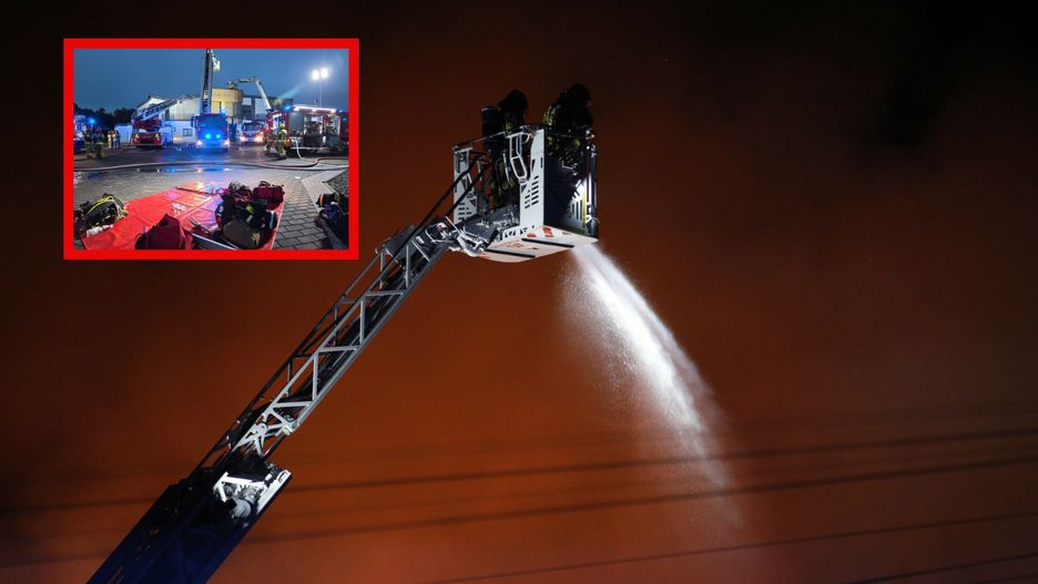  Pożar domu przyjęć w Mszanie. 21 zastępów straży i ogromne straty