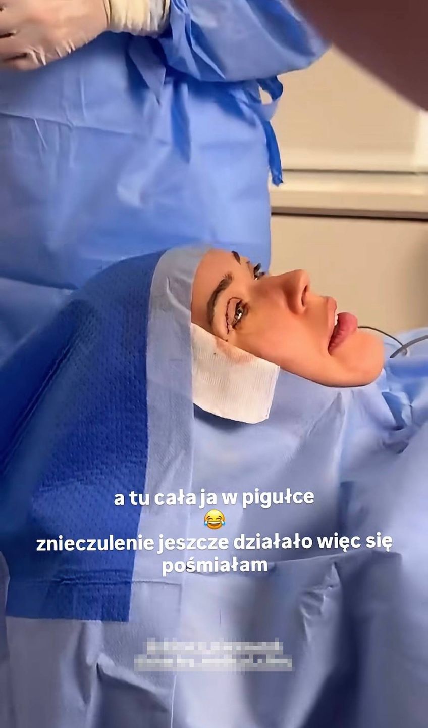 Sandra Kubicka po operacji