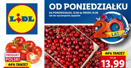 Lidl nowa gazetka 13.06-15.06. Promocje w Lidlu od poniedziałku 13 czerwca