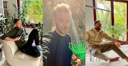 Tak mieszka Damian Michałowski - dom w lesie, przytulny wystrój i HUŚTAWKA w salonie (ZDJĘCIA)