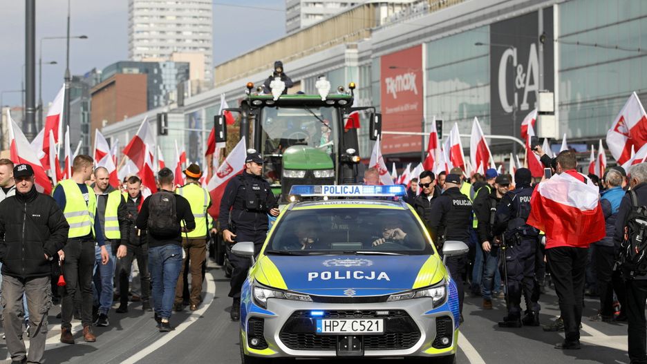 Ostatni protest rolników w Warszawie z 27 lutego przebiegał spokojnie