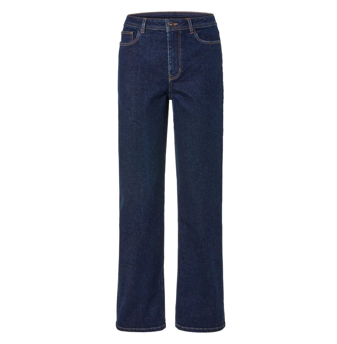 Granatowe jeansy Lidl