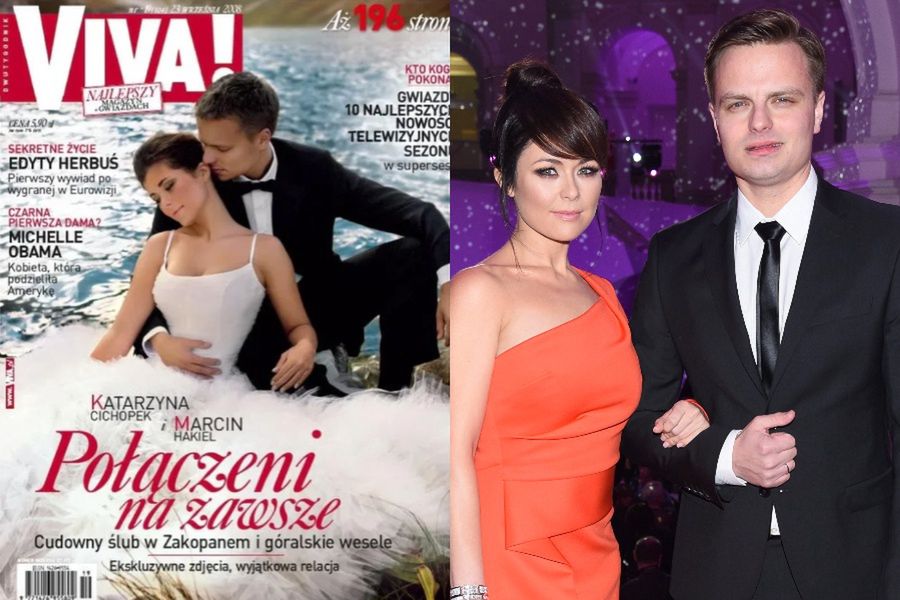 Katarzyna Cichopek i Marcin Hakiel na okładce magazynu "Viva!"