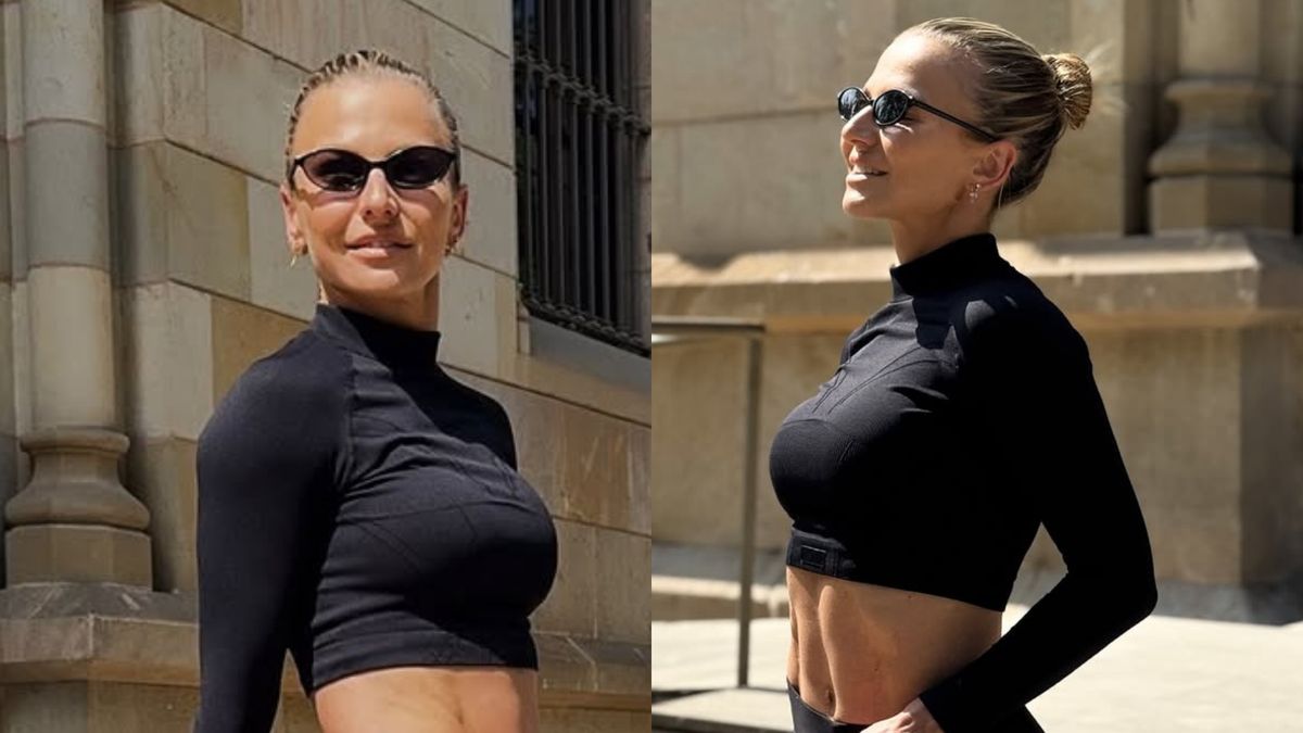 Anna Lewandowska w nowej stylizacji