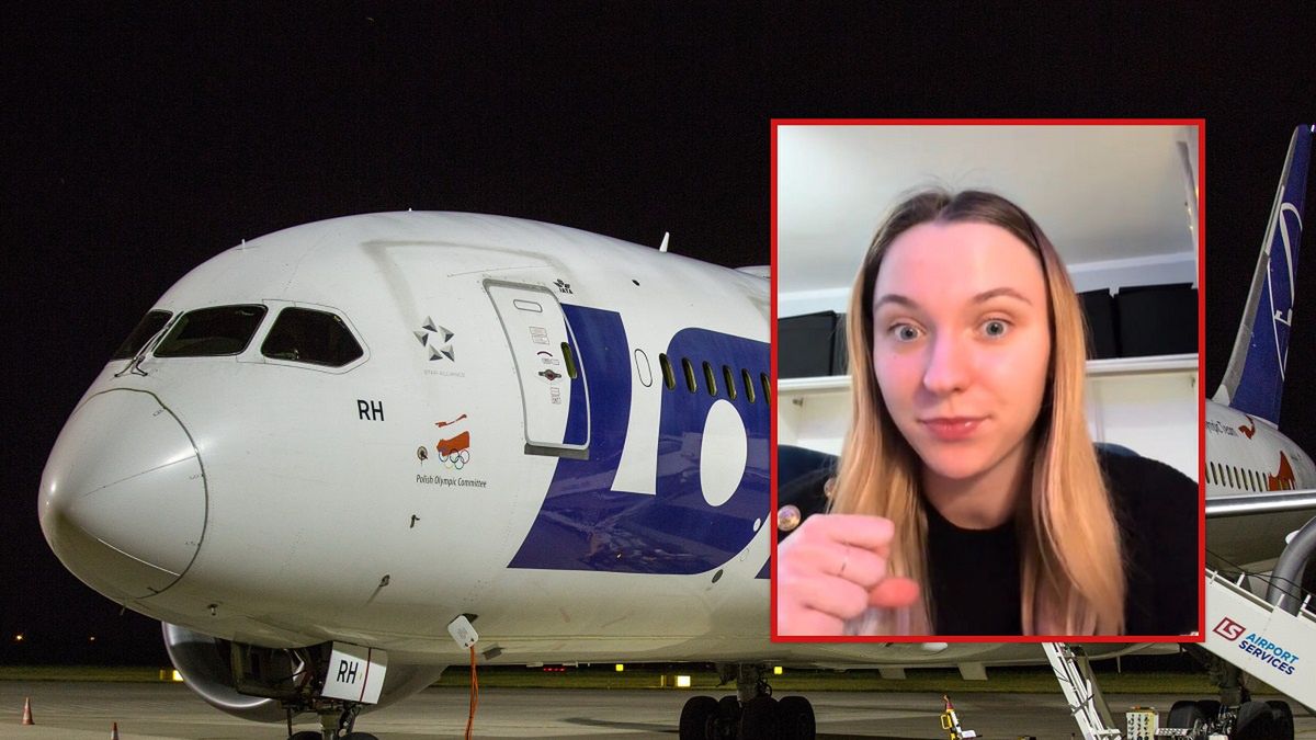 Julia Lisiecka opowiada o awaryjnym lądowaniu.