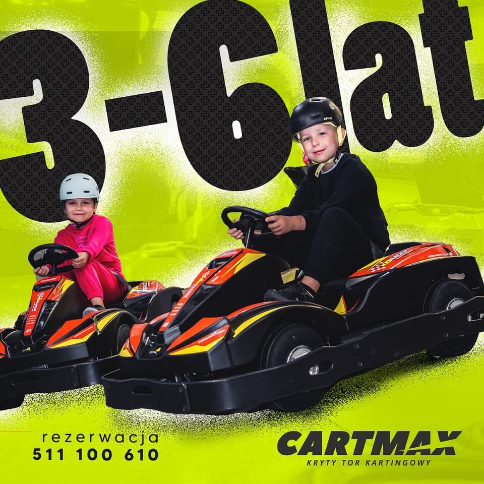 gokarty dla najmłodszych Tor Cartmax