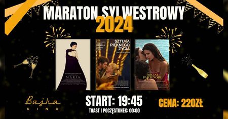 Powitaj Nowy Rok w filmowym stylu. Kino Bajka zaprasza na wyjątkowy maraton filmowy!