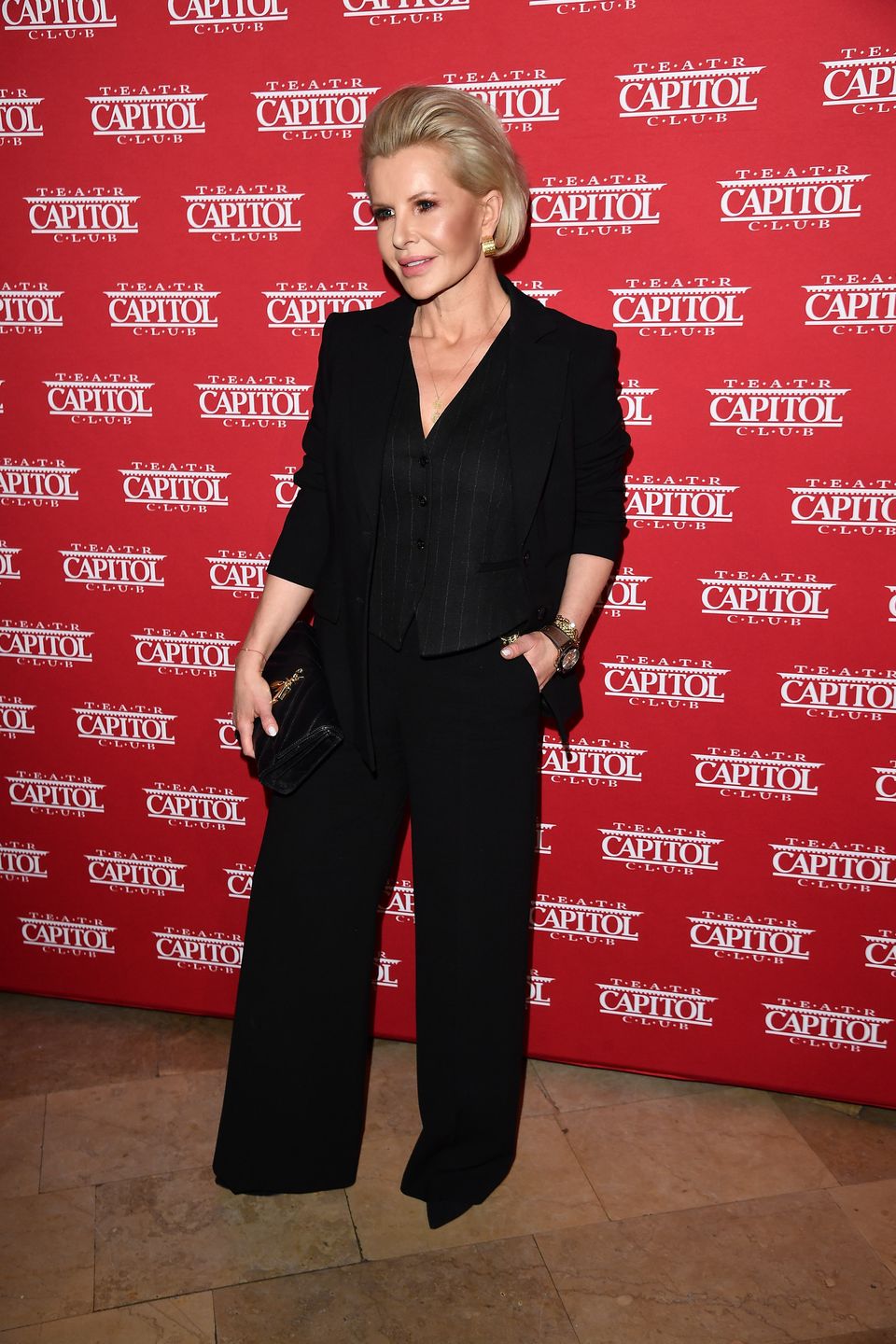 Joanna Racewicz na premierze "Łóżko pełne cudzoziemców"