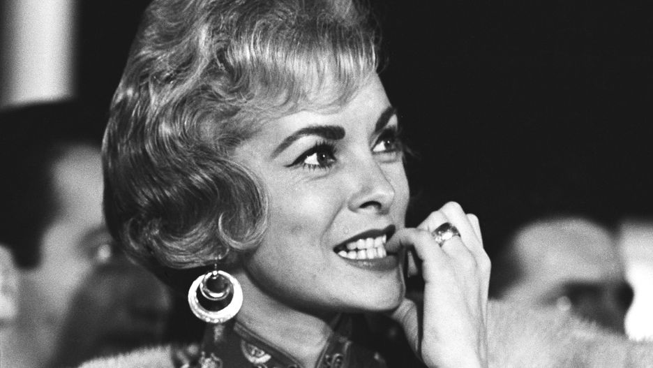 Janet Leigh wspierająca Johna F. Kennedy'ego podczas jego kampanii prezydenckiej, 1960 r.