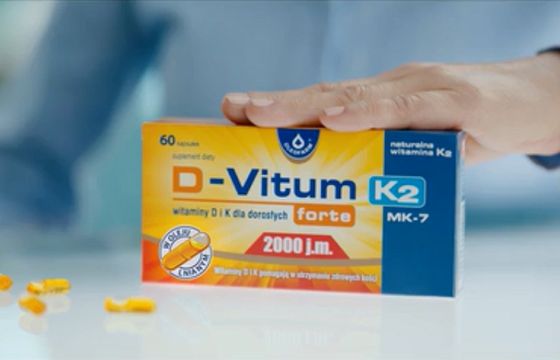 D-Vitum Forte K2 reklamowany jako „mądry wybór” (wideo)