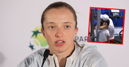 Kamery przyłapały Igę Świątek. Czułości w szatni robią furorę