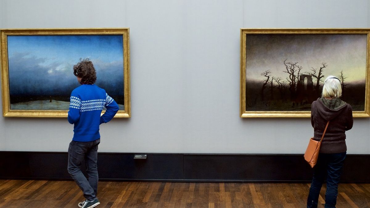 Czekał godzinami, by dopasować odbiorców do obrazów w muzeum. Zdecydowanie się opłaciło 1