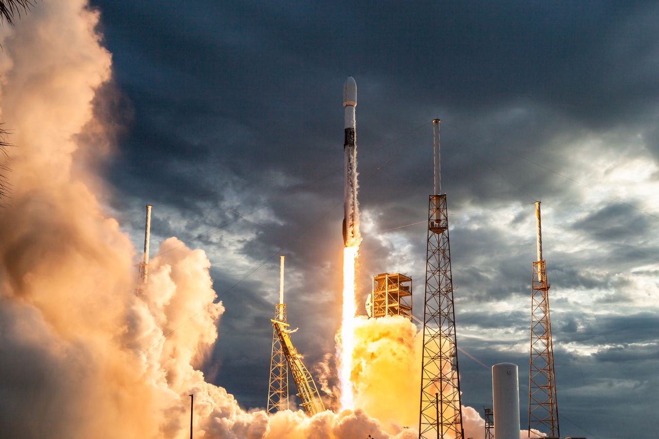 Falcon 9 rocket launch