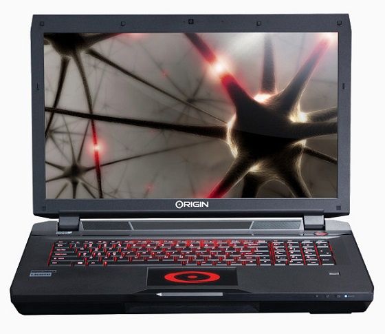 Origin PC EON17-SLX laptop dla graczy widok front