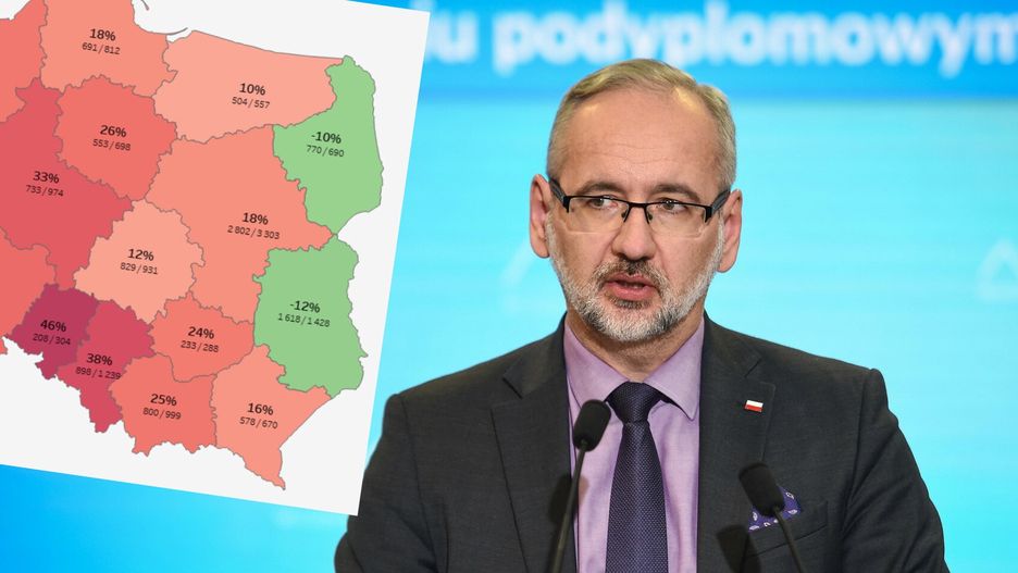 IV fala COVID-19. W dwóch regionach spada wskaźnik zakażeń