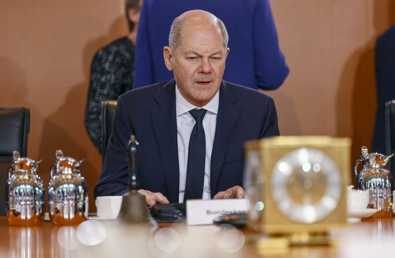 German Chancellor Olaf Scholz attends the weekly cabinet meeting of the German government at the Chancellery in Berlin, Germany, 28 February 2024. EPA/HANNIBAL HANSCHKE Dostawca: PAP/EPA.
