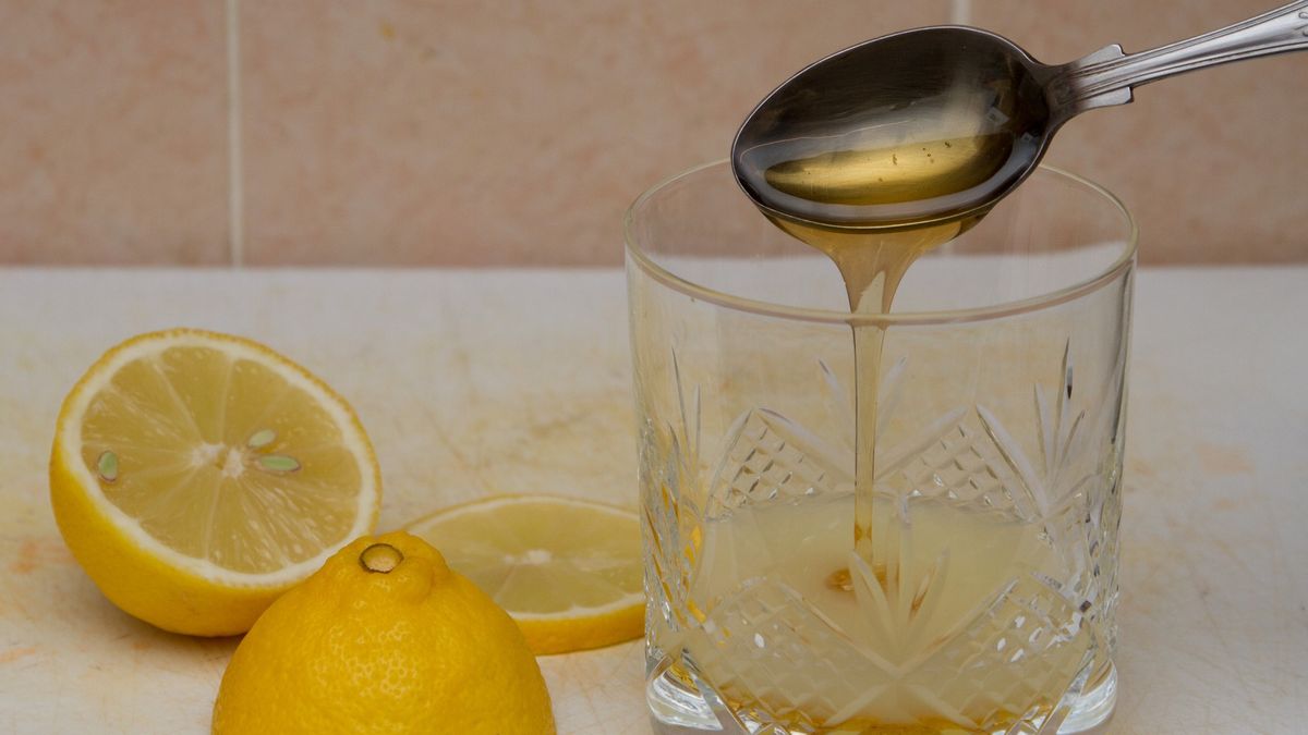 Fall BeveragesPreparing a traditional Hot Toddy made with fresh lemon juice, honey, whisky and hot water on kitchen counter.Dr T J Martinfood and drink, Hot Toddy, Hot Drink, cold, remedy, autumn, winter, whisky, lemon, slice, honey, water, crystal, glass, citrus, fruit, flavour, taste, warmth, spoon
