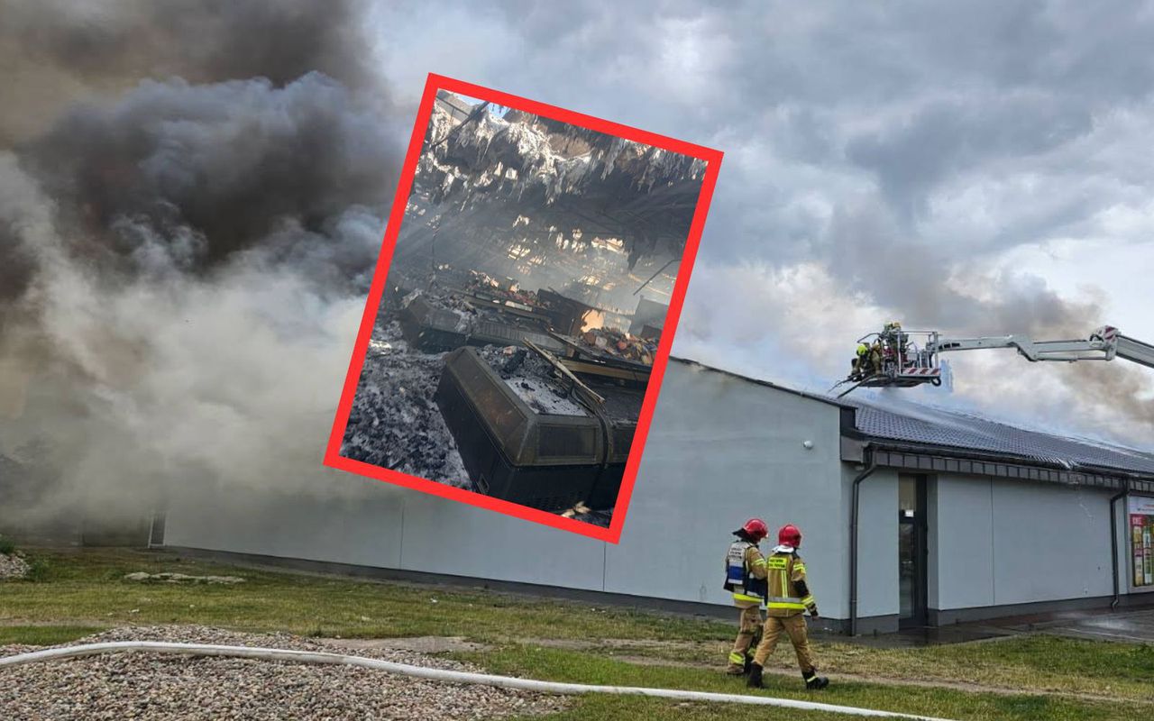 Biedronka w Buku znów stanęła w ogniu. Policja komentuje