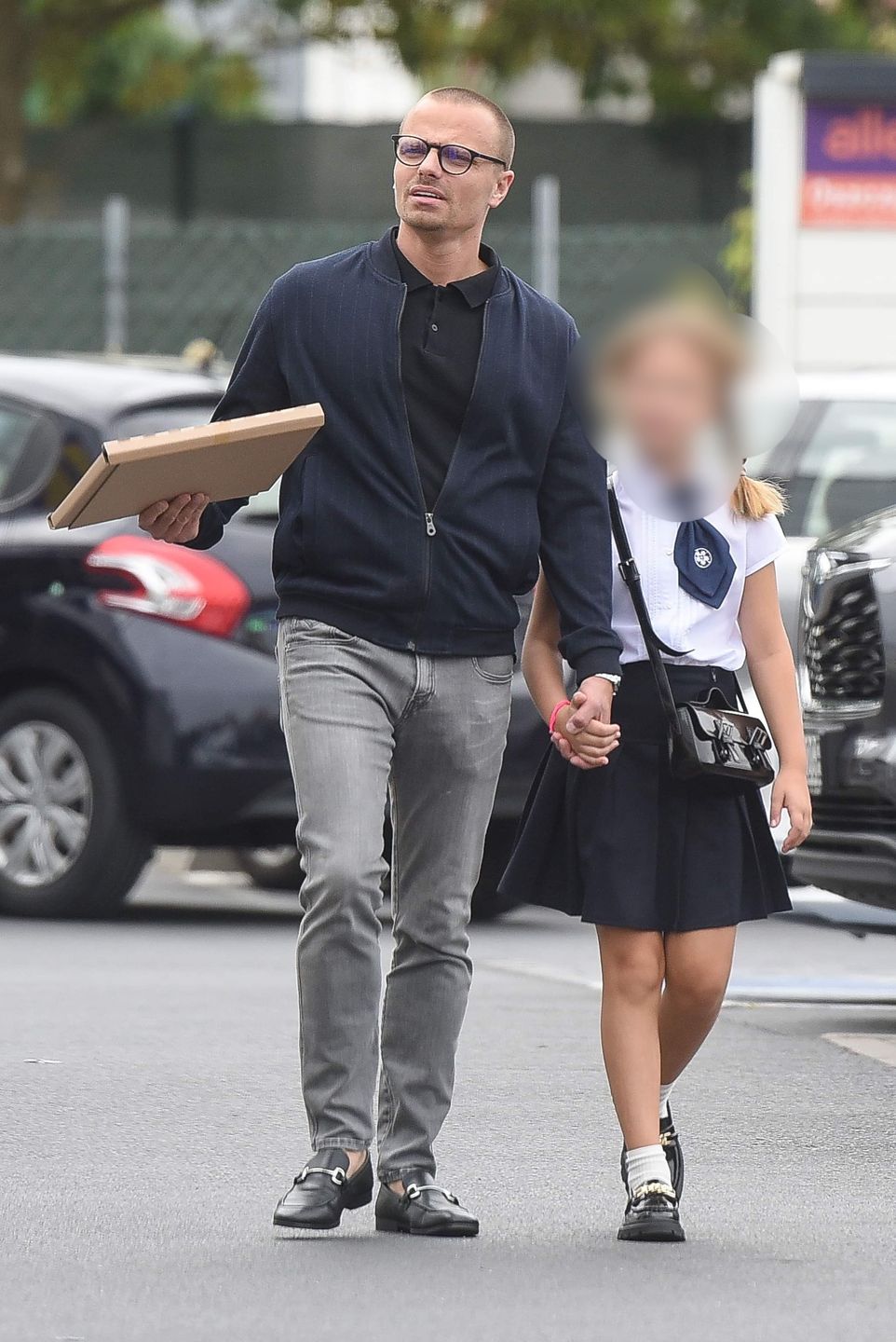 Marcin Hakiel z córką