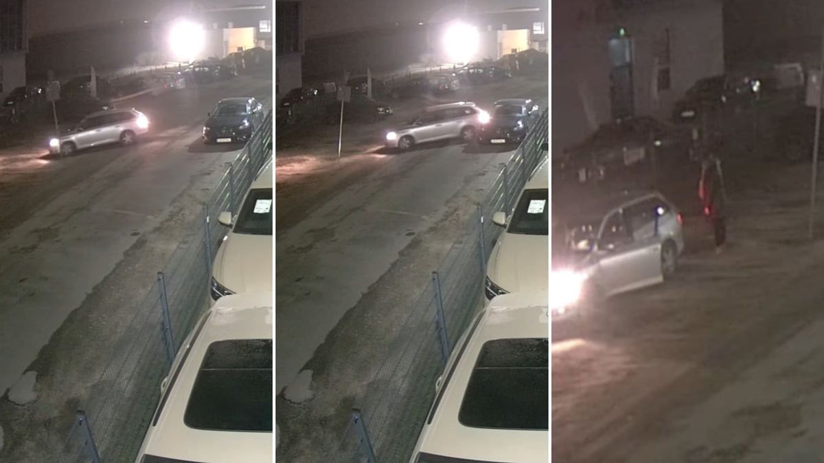 Najpierw uderzyła w znak, a potem w samochód