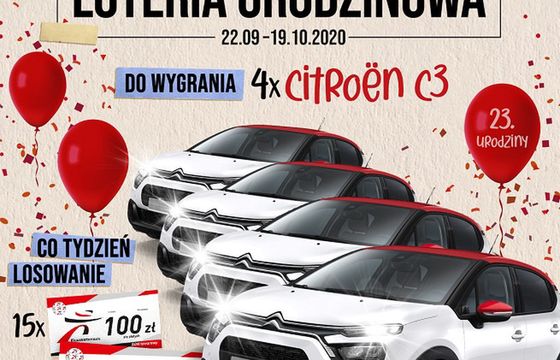 Urodzinowa loteria sklepów Intermarché
