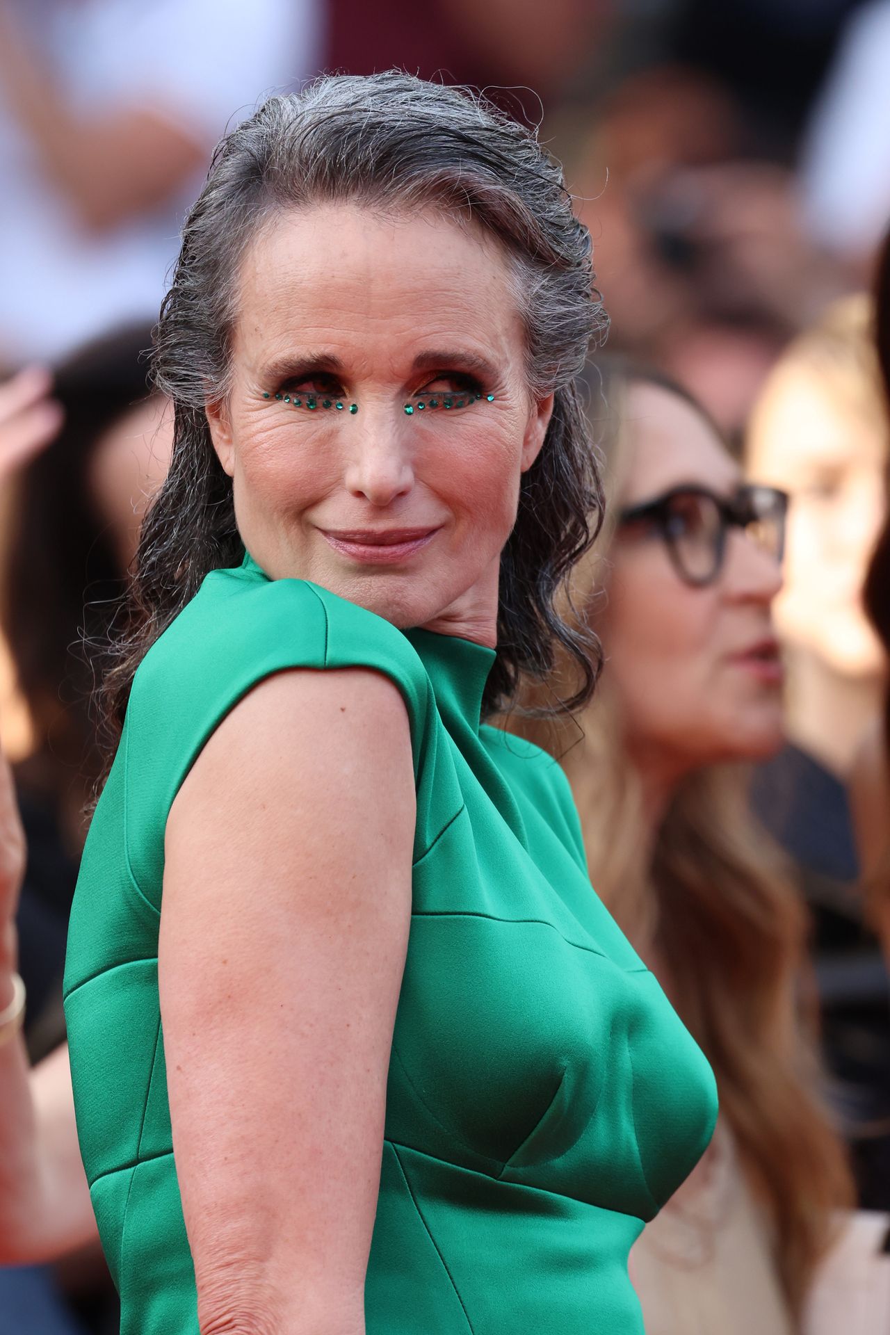 Makijaż Andie MacDowell w Cannes