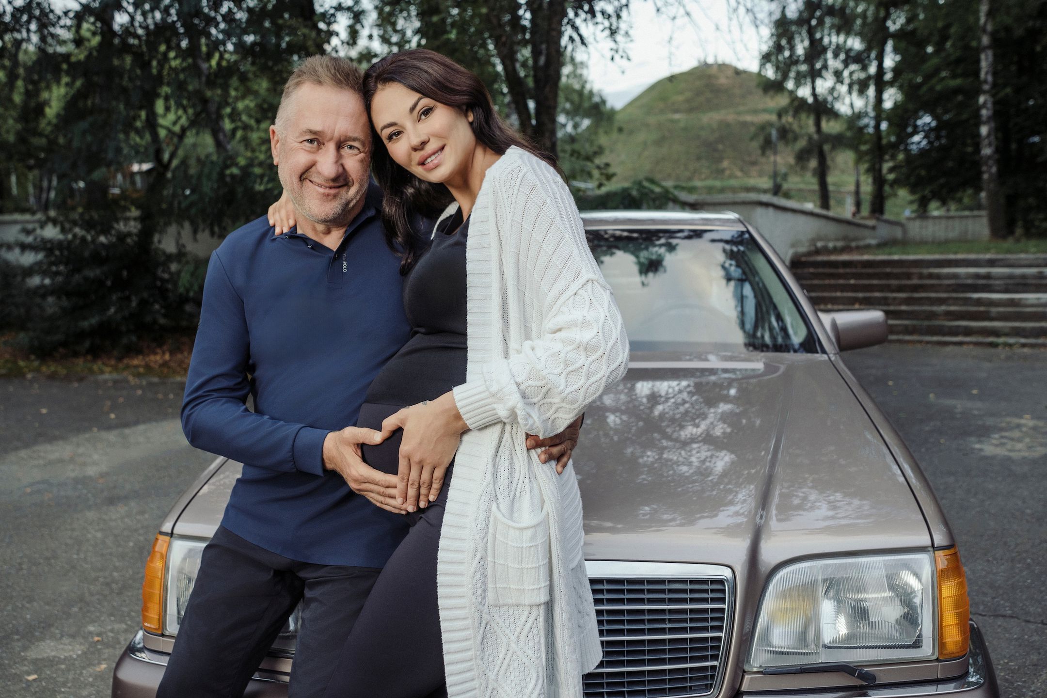 Rafał Sonik z partnerką Izą