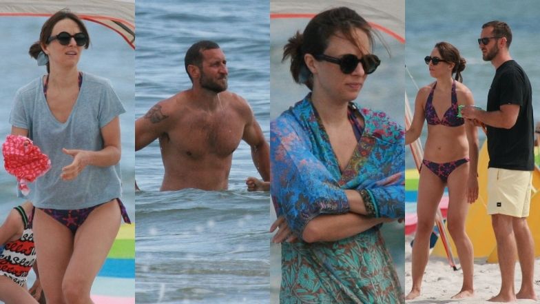Anna Czartoryska relaksuje się na plaży w Juracie z mężem, dziećmi i teściową 