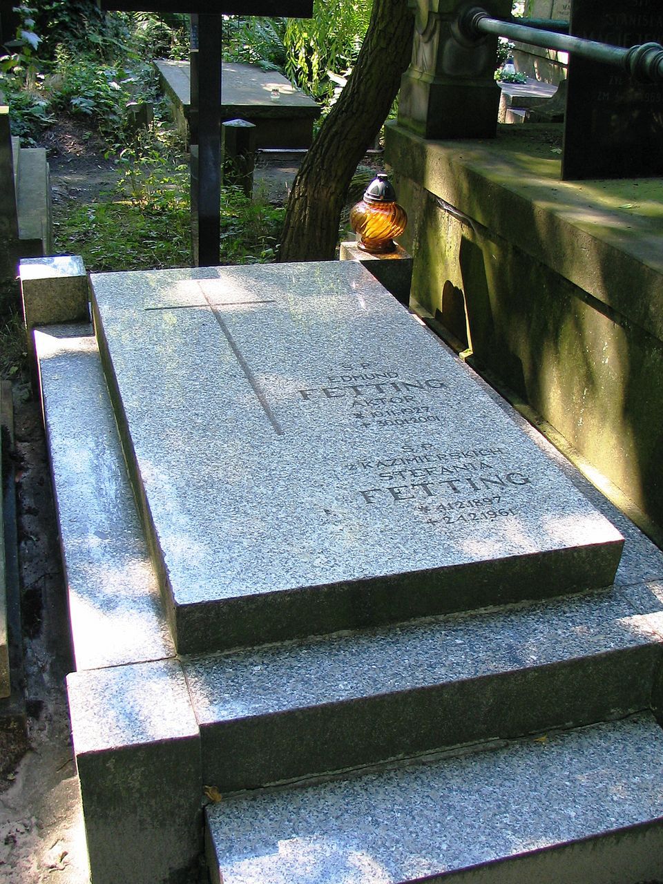 Grób Edmunda Fettinga na Starych Powązkach