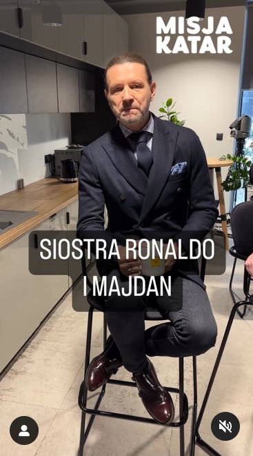 Radosław Majdan wspomina spotkanie z SIOSTRĄ Cristiano Ronaldo: "Tu mam jej nogi, tu mnie ŚCISKA..."