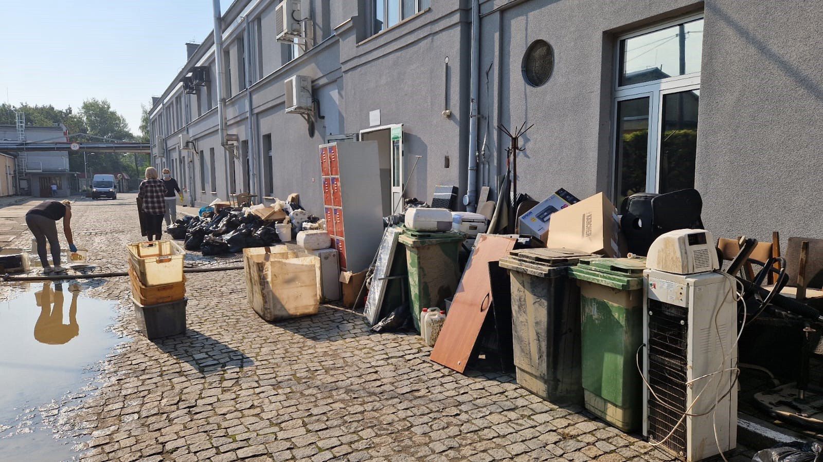 Zniszczenia w Cukrach Nyskich po powodzi