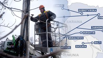 Kaskadowe wyłączenia w ukraińskiej sieci. Awaryjne wyłączenia w Mołdawii i Rumunii