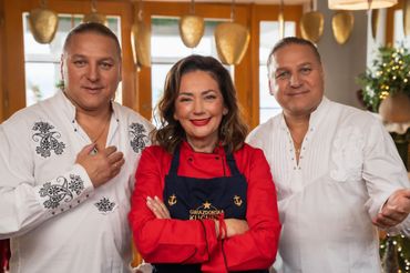 Anna Strażyńska i bracia Golec 