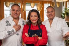 Anna Strażyńska i bracia Golec 