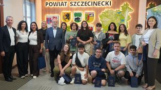 Hiszpańska młodzież z wizytą w powiecie szczecineckim