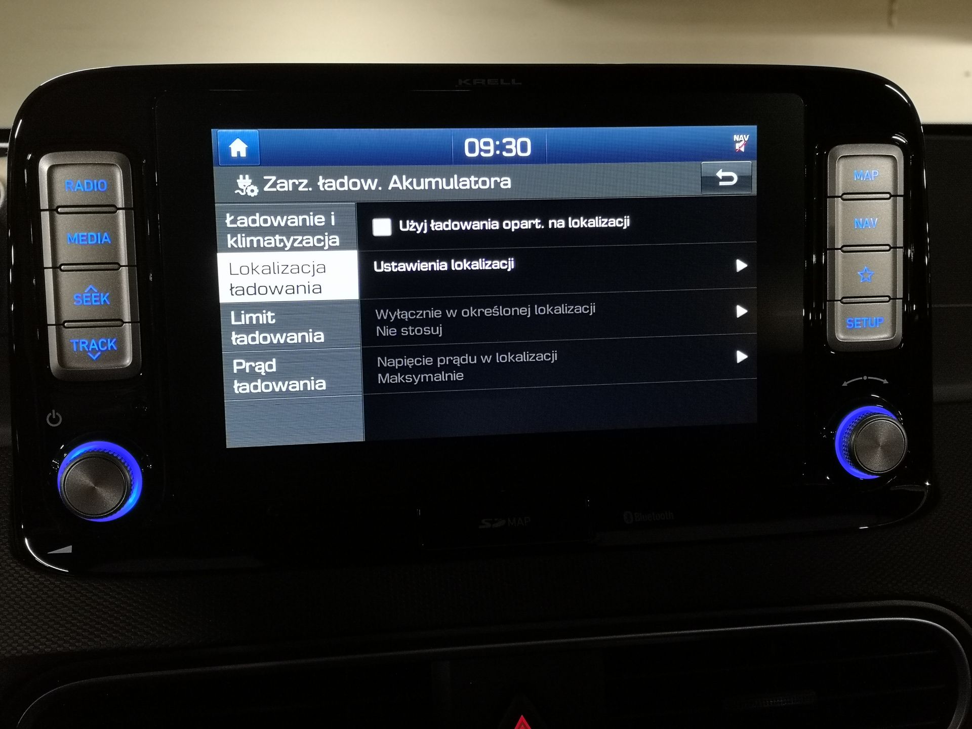 Hyundai Kona Electric: System zarządzania energią oraz audio Krell 13