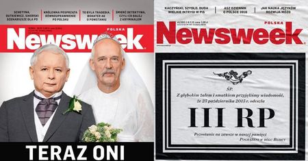 NAJLEPSZE OKŁADKI "Newsweeka" Tomasza Lisa...