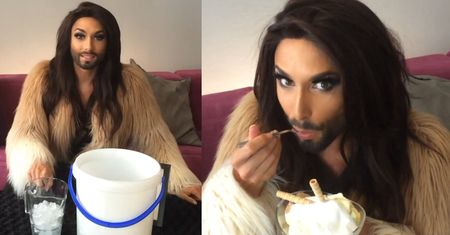 Conchita Wurst bała się oblać wodą?!