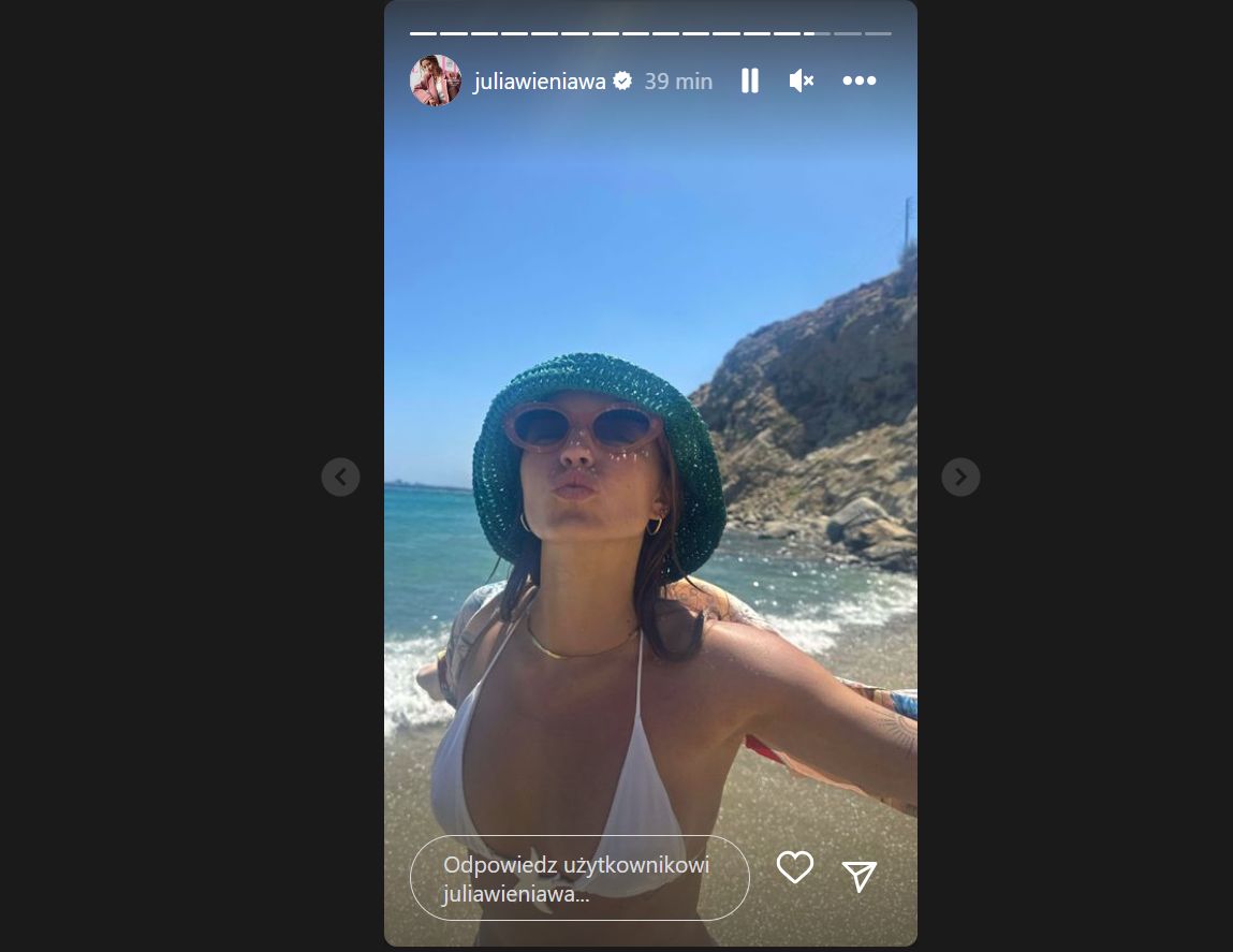Julia Wieniawa w Grecji