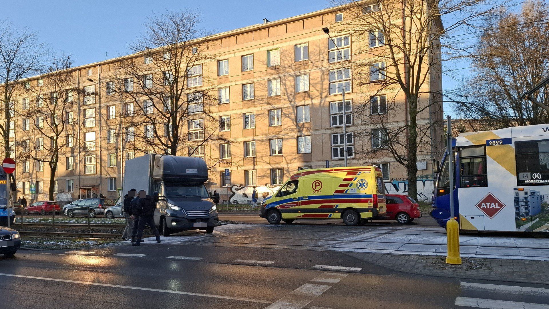 Wypadek w centrum Wrocławia