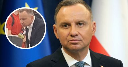 Andrzej Duda przyłapany w Auchanie jak zwykły zjadacz chleba. Nagranie stało się hitem
