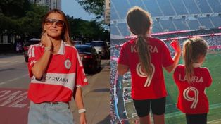 Anna Lewandowska znów nadaje ze stadionu w Chicago. Klara i Laura kibicowały tacie w uroczych stylizacjach (FOTO)