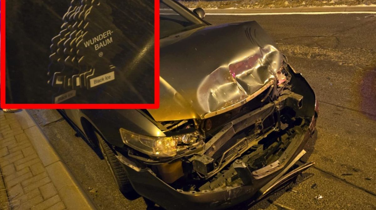 Nawieszał choinek zapachowych licząc, że nikt nie wyczuje wódki.