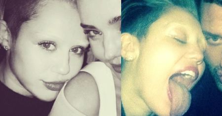 Miley... OGOLIŁA BRWI! (FOTO)